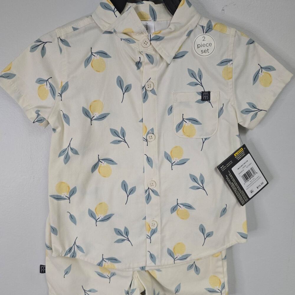 Modern Moments by Gerber NWT 18 month short lemon theme